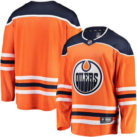 Youth Edmonton Oilers Orange Home Jersey
