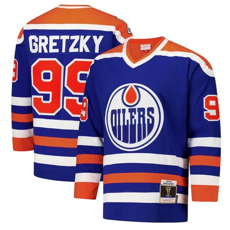 Men's Edmonton Oilers #99 Wayne Gretzky Royal 1979-80 Power Play Jersey