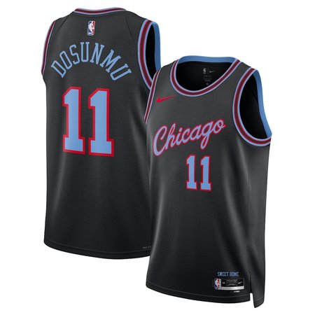 Youth Chicago Bulls #11 Ayo Dosunmu Black 2025/26 City Edition Swingman Jersey