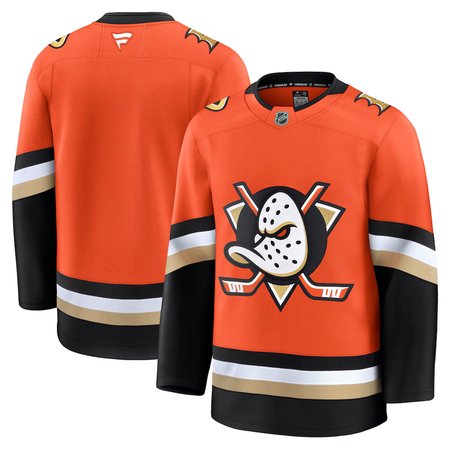 Men's Anaheim Ducks Orange Home Premium Jersey