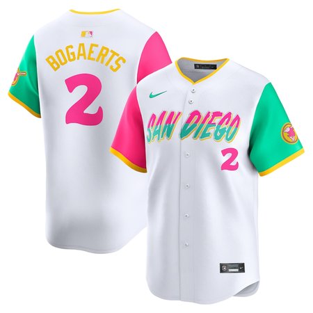 Men's San Diego Padres #2 Xander Bogaerts Nike White City Connect Limited Player Jersey