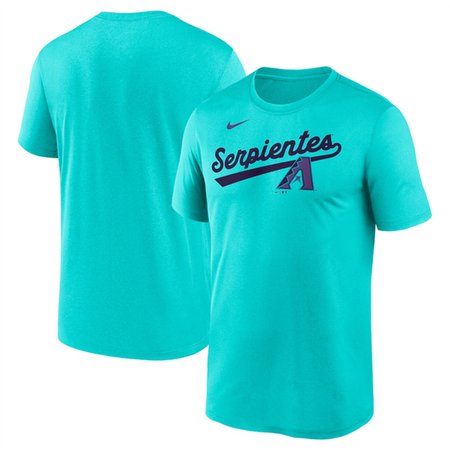 Men's Arizona Diamondbacks Teal 2025 City Connect Script Legend Performance T-Shirt