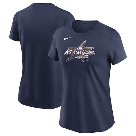 Women's Navy 2025 MLB All-Star Game Logo T-Shirt
