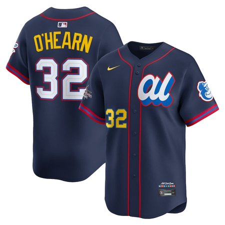 Youth American League #32 Ryan O'Hearn Navy 2025 All-Star Edition Limited Player Jersey