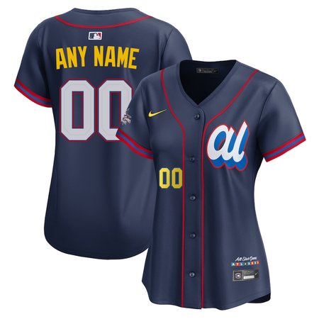 Women's American League Custom Navy 2025 All-Star Edition Limited Player Jersey