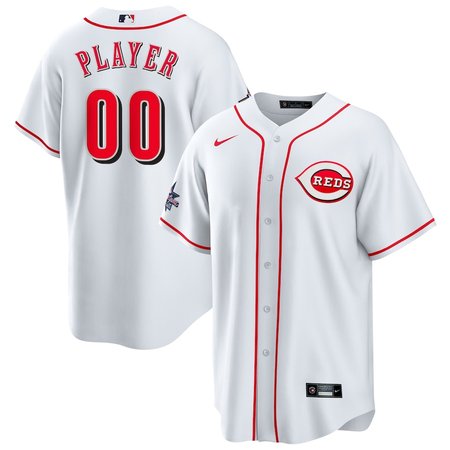 Youth Cincinnati Reds White 2025 MLB All-Star Game Home Custom Replica Jersey