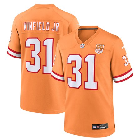 Men's Tampa Bay Buccaneers #31 Antoine Winfield Jr. Nike Creamsicle 50th Season Game Jersey