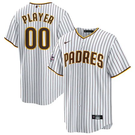 Men's San Diego Padres White 2025 MLB All-Star Game Home Custom Replica Jersey