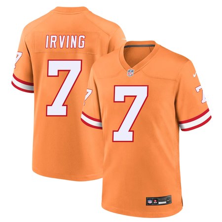 Men's '76 Tampa Bay Buccaneers #7 Bucky Irving Nike Orange Player Game Jersey