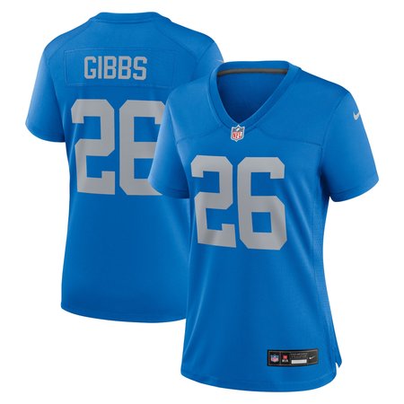 Women's Detroit Lions Jahmyr Gibbs Blue Alternate Game Jersey