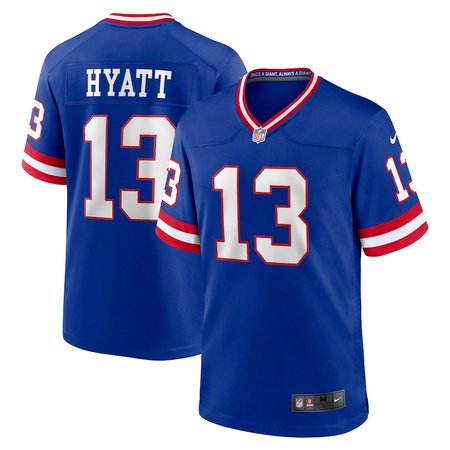 Youth New York Giants #13 Jalin Hyatt Royal Alternate Game Jersey