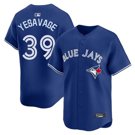 Youth Toronto Blue Jays #39 Trey Yesavage Powder Royal Alternate Limited Jersey