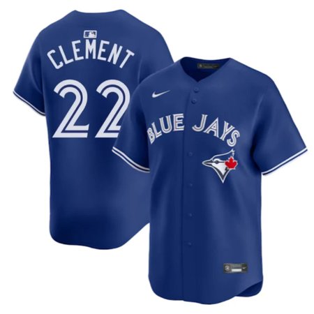 Youth Toronto Blue Jays #22 Ernie Clement Royal Home Replica Jersey