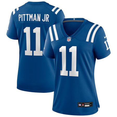 Women's Indianapolis Colts #11 Michael Pittman Jr. Royal Team Game Jersey