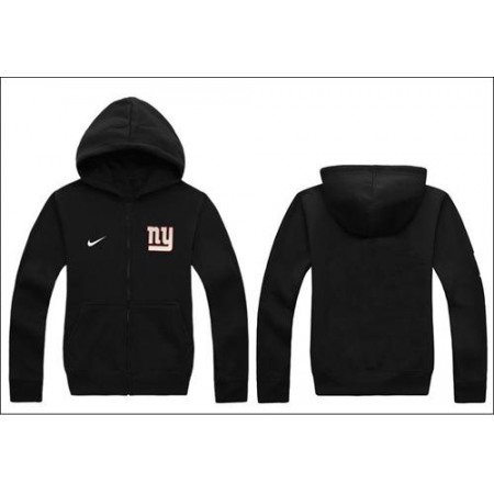 New York Giants Authentic Logo Hoodie Black