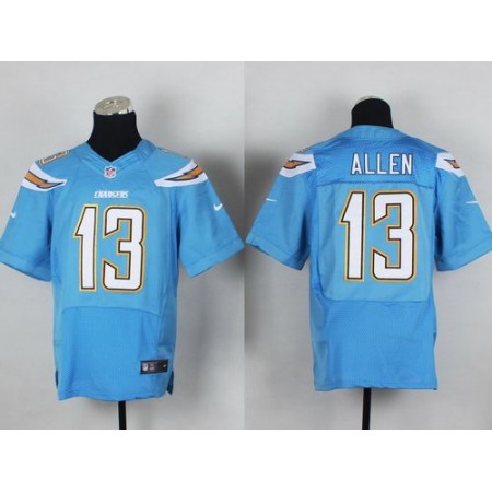 Nike Chargers #13 Keenan Allen Electric Blue Alternate Men's Stitched NFL New Elite Jersey